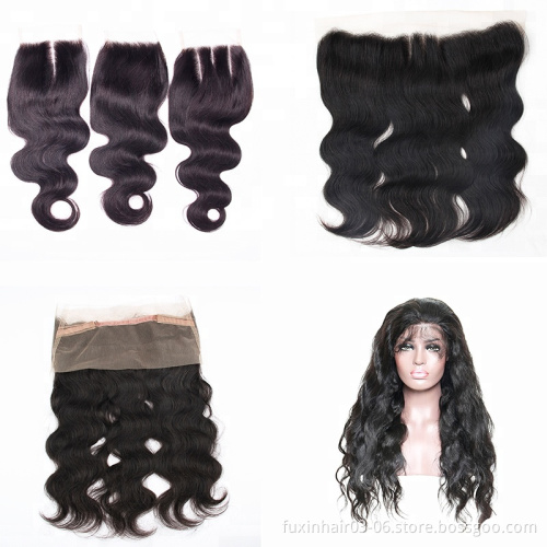 Brazilian Virgin Weave Bundle With Closure Extensions Human Hair Original Hair Dummy